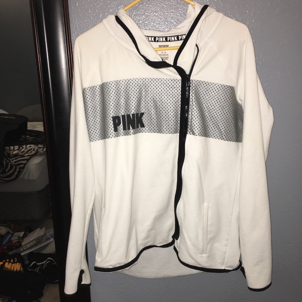 Pink zip up jacket